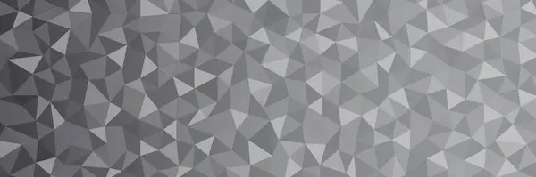 矢量抽象不规则多边形背景 三角形低多模 灰度梯度色谱分析 全息图 — 图库矢量图片