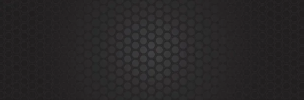 Абстрактный Черный Текстурный Шестиугольный Фон — стоковый вектор