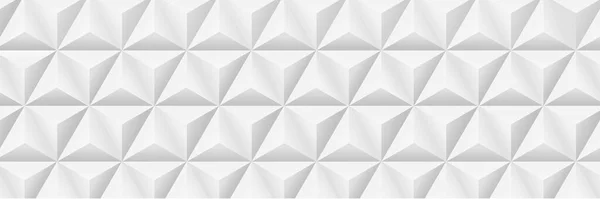 Fond Géométrique Abstrait Illustration Vectorielle Triangle Pyramide Formes Blanches Carreaux — Image vectorielle