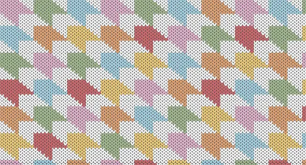 Pastel gingham örgü deseni, Şen Süveter Tasarımı. Kusursuz Örülmüş Desen