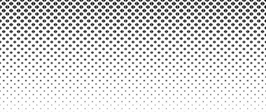 Beyaz üzerine harmanlanmış karalama siyah üçgeni desen ve arkaplan, yarım ton etkisi.