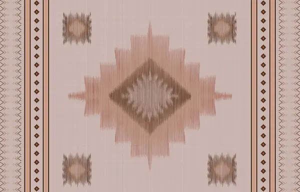 Kahverengi kumaş dokusu, Navajo kabilesinin kusursuz deseni, Yerli Amerikan süsü, Etnik Güney Batı dekor stili, Boho geometrik süsü, vektör dikişsiz desen, basit tarz - tekstil, pankart, duvar kağıtları, ambalaj için harika.