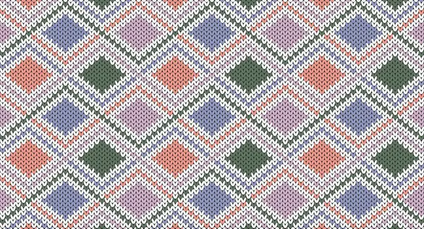 Pastel geometrik örgü pattrn, Şen Süveter Tasarımı. Kusursuz Örülmüş Desen