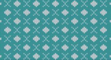 Yeşil geometrik örgü desenli, Şen Süveter Tasarımı. Kusursuz Örülmüş Desen