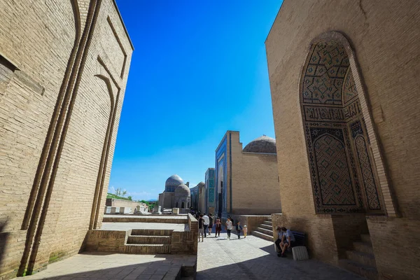 Samarkand Ουζμπεκιστάν Μαΐου 2022 Άποψη Του Λαού Κοντά Στην Κύρια Εικόνα Αρχείου