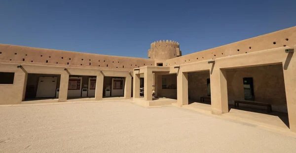 Άποψη Του Οχυρού Zubara Ιστορικού Στρατιωτικού Φρουρίου Του Κατάρ Στην Royalty Free Φωτογραφίες Αρχείου