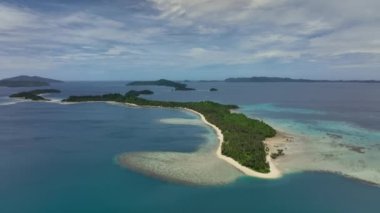 Palawan Luxury Islands With White Beaches, Aerial View, Philippines