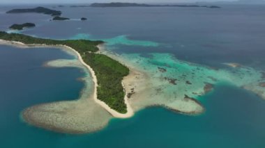 Palawan Luxury Islands With White Beaches, Aerial View, Philippines