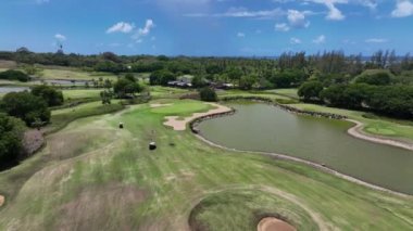 Golf Club In Bel Ombre, Mauritius Aerial Coast