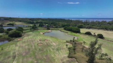 Golf Club In Bel Ombre, Mauritius Aerial Coast
