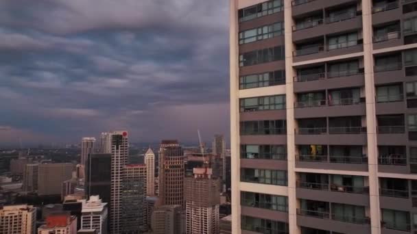 Высокие Здания Деловом Районе Макати Маниле Филиппины — стоковое видео