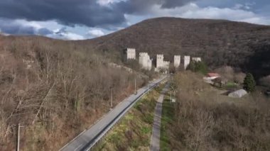 Monastery Of Manasia In Despotovac, Serbia, Aerial View