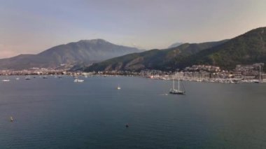 Fethiye Körfezi Akşam Panoraması, Hava Manzarası, Türkiye