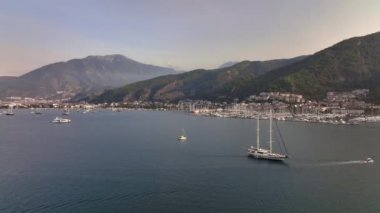 Fethiye Körfezi Akşam Panoraması, Hava Manzarası, Türkiye