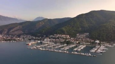 Fethiye Körfezi Akşam Panoraması, Hava Manzarası, Türkiye