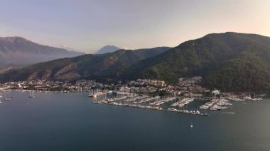 Fethiye Körfezi Akşam Panoraması, Hava Manzarası, Türkiye