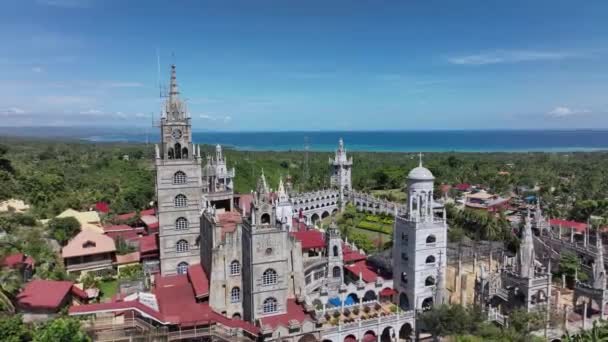 Filipinler Cebu Adası Ndaki Simala Manastırı Tapınağı — Stok video