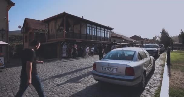 Dagelijks Leven Straten Van Mtskheta Georgië — Stockvideo