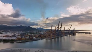 Port Louis 'deki Kargo Terminali, Aerial View, Mauritius