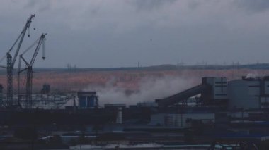 Timelapse Şehir Manzarası ve İnşaat Turnaları, Şehir Görünümü