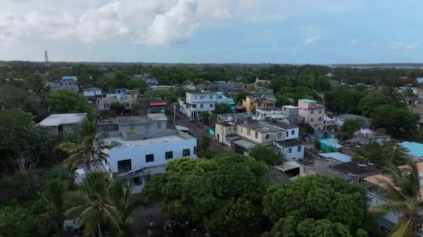 Favelas Locali Mauritius Vista Aerea — Video Stock