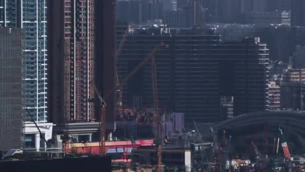 Barges Port Fret Hong Kong — Video