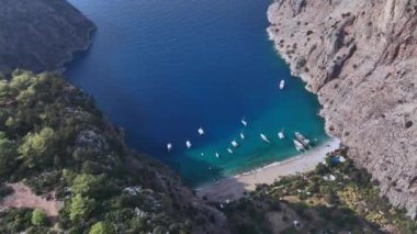 Fethiye 'deki Kelebek Vadisi Plajı, Hava Manzarası
