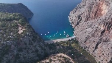 Fethiye 'deki Kelebek Vadisi Plajı, Hava Manzarası