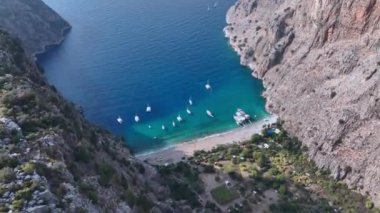 Fethiye 'deki Kelebek Vadisi Plajı, Hava Manzarası