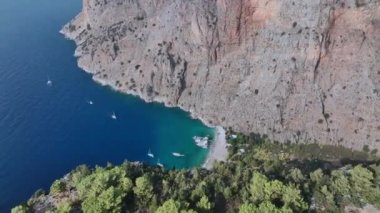 Fethiye 'deki Kelebek Vadisi Plajı, Hava Manzarası