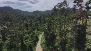 Palawan Adası 'ndaki Dar Yol, Hava Manzarası