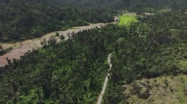 Palawan Adası 'ndaki Dar Yol, Hava Manzarası