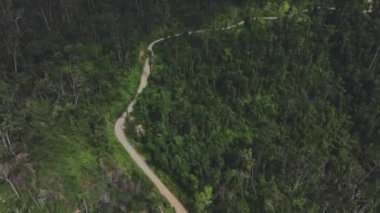 Palawan Adası 'ndaki Dar Yol, Hava Manzarası