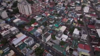 Manila 'nın farklı bölgelerinin panoraması Yukarıdan, Filipinler