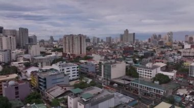 Manila 'nın farklı bölgelerinin panoraması Yukarıdan, Filipinler
