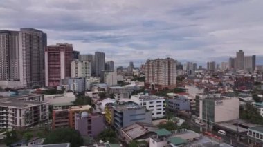 Manila 'nın farklı bölgelerinin panoraması Yukarıdan, Filipinler