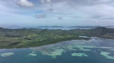 Palawan 'ın Vahşi Filipin Adaları' nın Manzaraları, Hava Manzarası