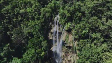 Cebu Adası 'nın Ormanları Arasındaki Tumalog Şelalesi, Hava Görünümü