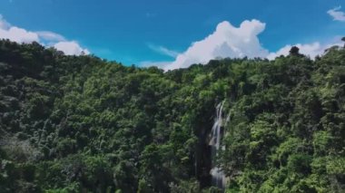 Cebu Adası 'nın Ormanları Arasındaki Tumalog Şelalesi, Hava Görünümü