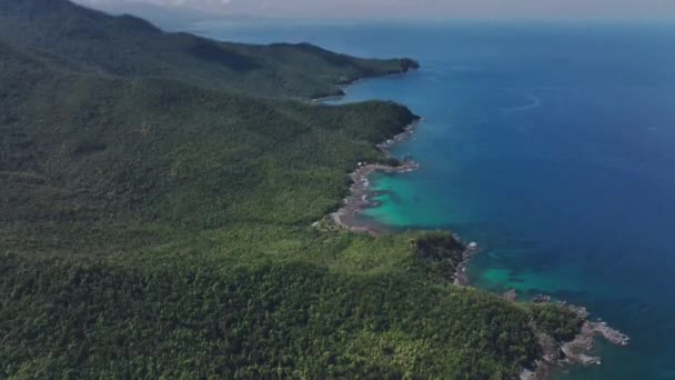 Εκπληκτικά Άγρια Τοπία Της Τροπικής Νήσου Palawan Αεροφωτογραφία — Αρχείο Βίντεο