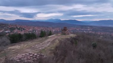 Kutsal Trinity Kilisesi Gornji Matejevac Sırbistan 'da, Hava Görünümü