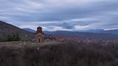 Kutsal Trinity Kilisesi Gornji Matejevac Sırbistan 'da, Hava Görünümü