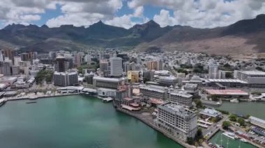 Su Tarafından Port Louis Panorama, Mauritius, Hava Görüntüsü