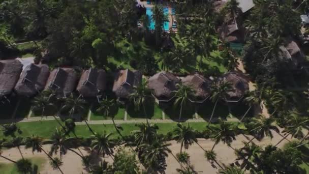 Luxury Hotel Tropics Palawan Island Φιλιππίνες Αεροφωτογραφία — Αρχείο Βίντεο