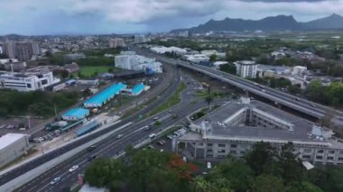 Bornes, Mauritius 'daki Panorama of the City and Roads, Hava Manzarası