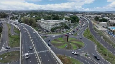 Bornes, Mauritius 'daki Panorama of the City and Roads, Hava Manzarası