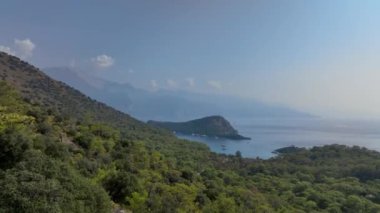 Türkiye 'deki Eşsiz Oludeniz Körfezi' nin Manzaraları, Hava Görünümü
