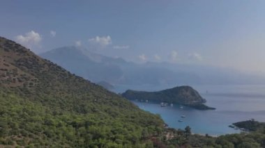 Türkiye 'deki Eşsiz Oludeniz Körfezi' nin Manzaraları, Hava Görünümü