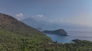 Türkiye 'deki Eşsiz Oludeniz Körfezi' nin Manzaraları, Hava Görünümü