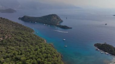 Türkiye 'deki Eşsiz Oludeniz Körfezi' nin Manzaraları, Hava Görünümü